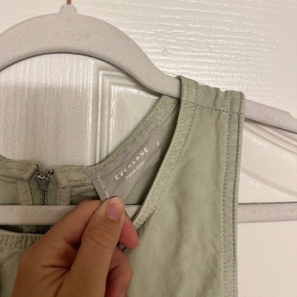 EVERLANE The Fatigue Jumpsuit in Pastel Green 6 - Picture 6 of 7